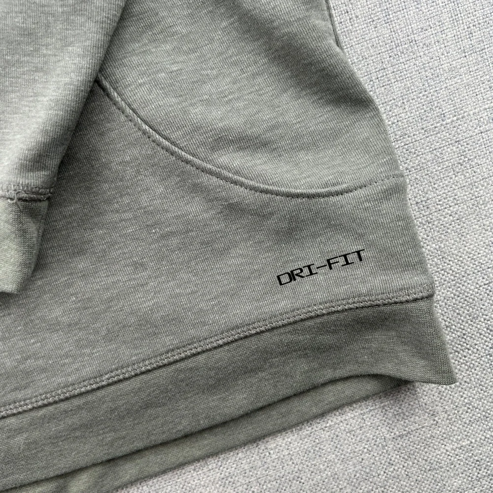 Jordan Dri-FIT Sport Air Fleece Full-Zip Hoodie Men XXL Gray Slim Fit Active Gym